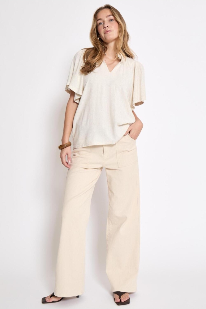 HANNAH BLOUSE PC8312 0202 WHITECAP GREY MELANGE